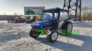 Японский минитрактор с кабиной ISEKI TA287 29 л.с. колея 103 см клиренс 30 см PROGRESS AVTO НОВОСИБ