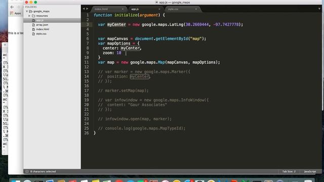 Google maps JavaScript API in 3 min