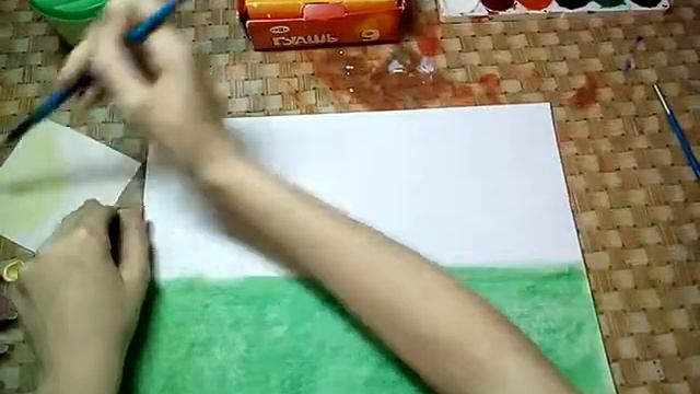 1 часть рисую рисунок гуашью акварелью смотреть онлайн