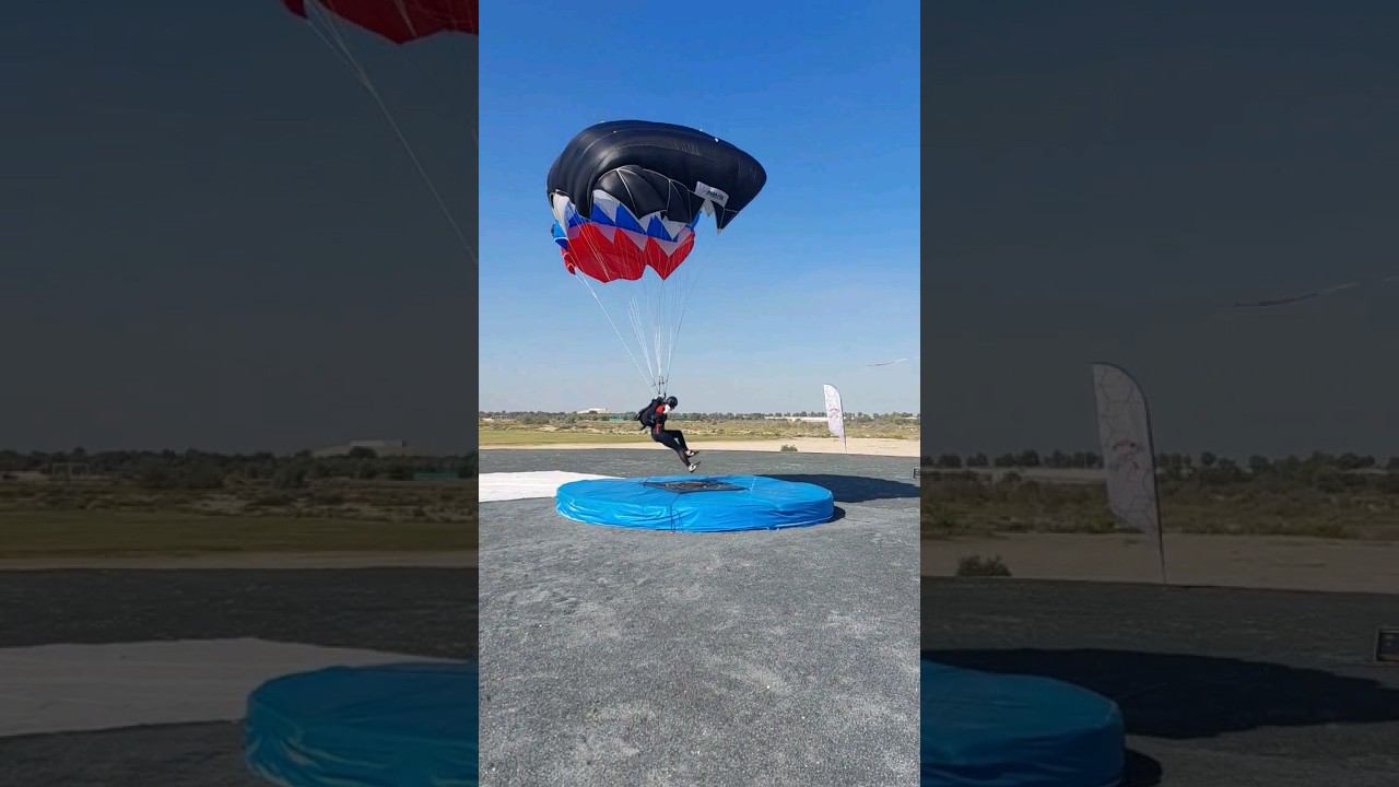 Пяткой в монету с высоты 1000 метров | Парашютист ПРО #точностьприземления смотреть онлайн