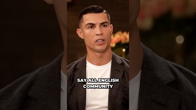 Ronaldo on the support he got from the english community