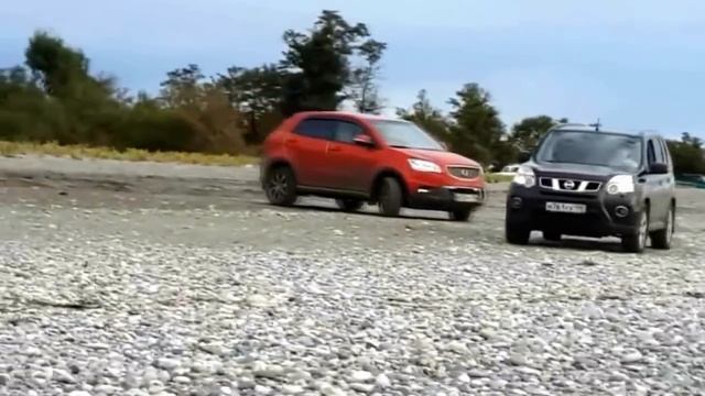 X TRAIL и SSANGYONG ACTYON 2