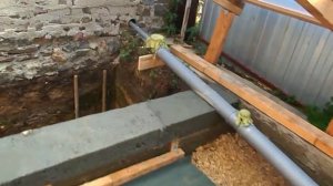 Подвал из опилкобетона. Делаем перекрытие.