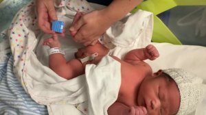Newborn baby suddenly stops crying