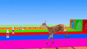 5 Giant Duck Cartoon, Paint & Animals Lion, SHEEP, Bear,Tiger , Cow Wild Animals Crossing Fountain