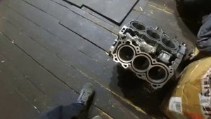 собираем двигатель после перегрева infiniti fx 35 VQ35