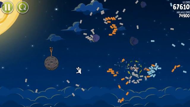 Angry Birds Space Level 1-14 - 3 Star Walkthrough.wmv смотреть онлайн