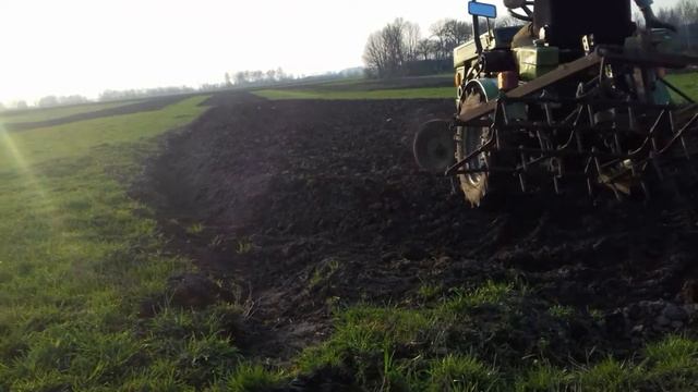 Боронування мототрактором. смотреть онлайн