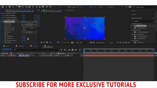 Liquid Marble Effect Backgrounds in After Effects | Tutorial