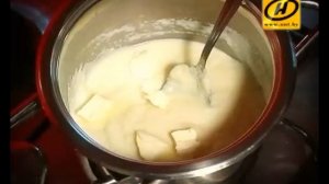 Манная каша с бананом и шоколадом, утренний рецепт