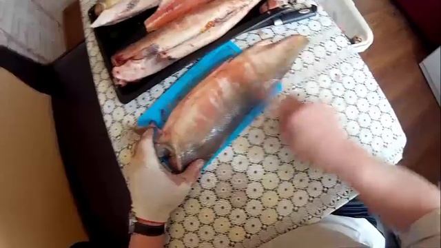 Разделка Лосося для приготовления, балыка,тёши, на филе, пласт,котлеты, смотреть онлайн