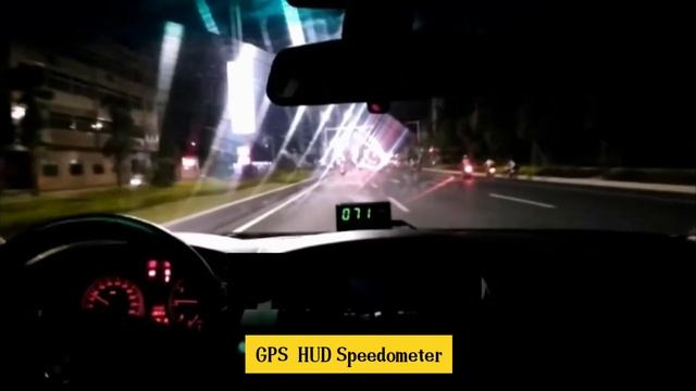 GPS HUD speedmeter