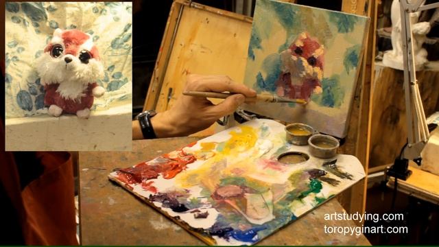 Этюд игрушки - Обучение живописи. Масло. Введение, серия 7.5 смотреть онлайн