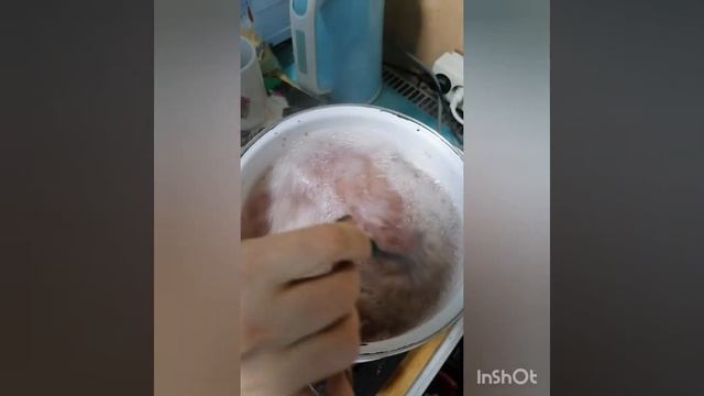 Кисель с замороженной ягодой