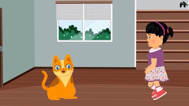 Pussy Cat Pussy cat where have you been| LearnoHub Kids | Nursery Rhymes смотреть онлайн