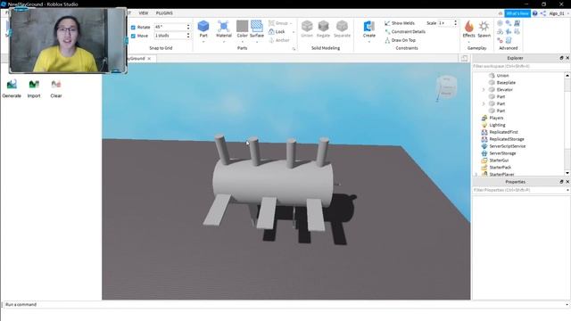 ROBLOX [Как сделать] Вращающаяся деталь (блок, цилиндр) смотреть онлайн