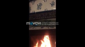 Первый запуск камина после монтажа