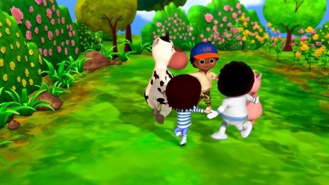 Ring Around The Rosy | Nursery Rhymes For Babies By LittleBabyBum - ABCs And 123s