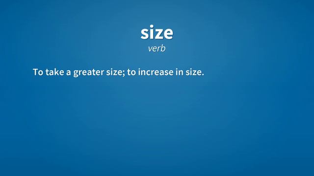 Size | Meaning of size смотреть онлайн
