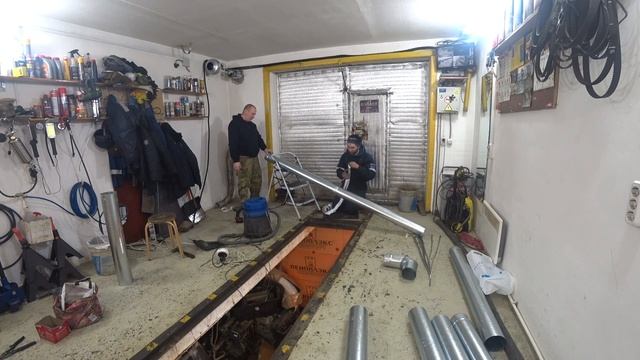 Вытяжка в стандартом гараже 6 на 4, прокачка гаража. смотреть онлайн