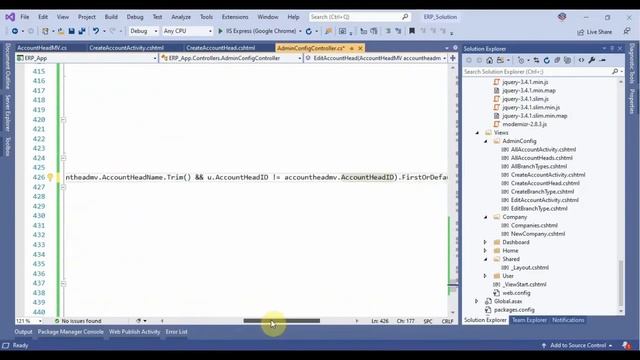 ERP Part 29 Edit Account Heads in ASP NET MVC
