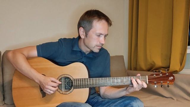 Александр Розенбаум - "Есаул молоденький", кавер на гитаре смотреть онлайн