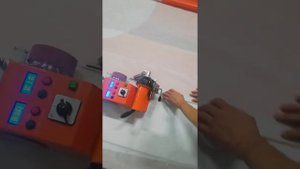 Пайка баннерной сетки в нахлест автоматическим феном