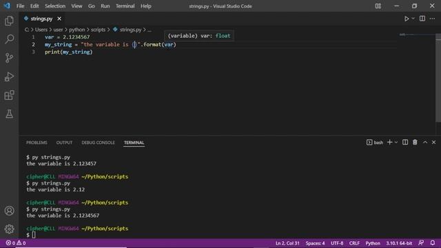 How to Use Strings in Python - Formatting Python Strings