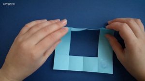 Бесконечная игрушка антистресс • Как сделать простое оригами из бумаги • Endless Card Origami