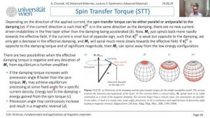 Advanced Materials - Lecture 2.7. - Spin Transfer Torque (STT) and spin pumping