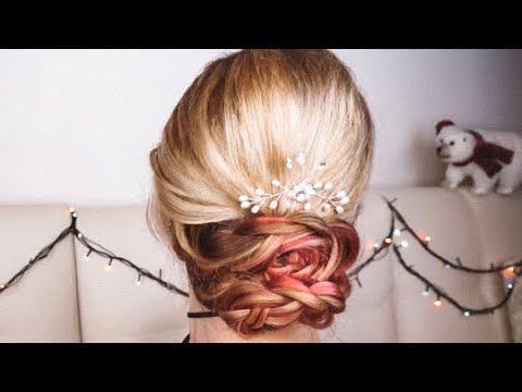 Прическа на Новый год ❅ Простая прическа на длинные волосы / Easy Holiday Hairstyle - Beautymaker