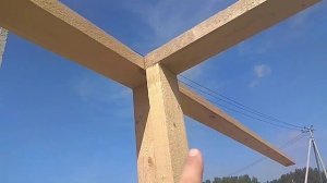 Летняя кухня #4,  Каркас стен