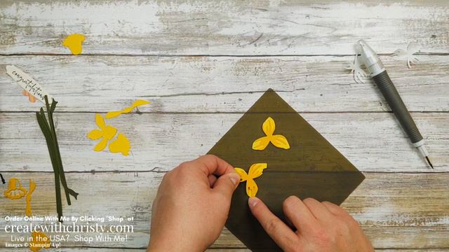 A Pretty Spring Congratulations Card - How to Use the Stampin' Up! Daffodil Dies смотреть онлайн