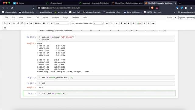 Python Stock Screener that does all the work for you (Jupyter Notebook, Terminal, yfinance) - 1/3 смотреть онлайн