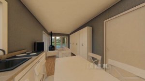 Каркасный дом 6х10 с баней. Обзор и прогулка по дому