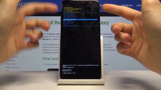 How to Wipe Cache Partition in SAMSUNG Galaxy J6+ - Reset Cache Files