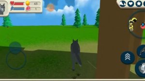 играем в симулятор волка 3д