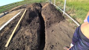 Продолжаем строить Дом привезли 80тонн песка для засыпки, вводим электричество