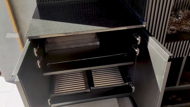 Барбекю в современном стиле из 3D-панелей и гранита смотреть онлайн