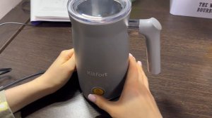 Обзор капучинатора Kitfort KT-7165! Взбила молоко с помощью капучинатора Kitfort KT-7165!