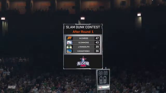 Dunk Contest 2019 в NBA2K17 смотреть онлайн