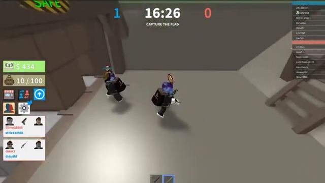 ЗАХВАТ ФЛАГА ТАКТИКА БЛОГЕРОВ roblox смотреть онлайн