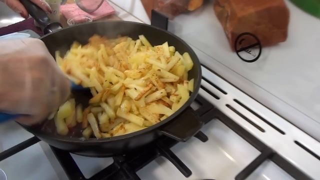 Необычный рецепт жареной картошки.