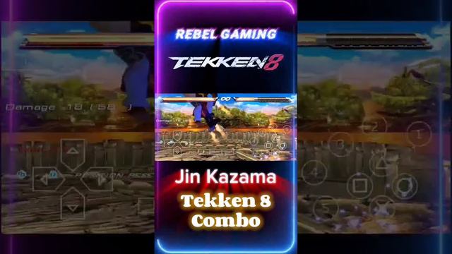 Tekken 8 Jin kazama combo PPSSPP @siangaming720