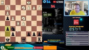 Шахматы блиц. Против силы КМС @shuvalov_chess Евгения Шувалова