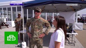 Американский лейтенант на выставке оружия разболтал военную тайну журналистам НТВ