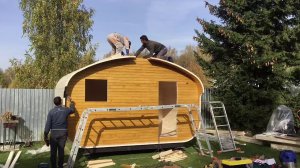 БАНЯ С ИДЕАЛЬНОЙ ПЛАНИРОВКОЙ 4х3 МЕТРА. КВАДРО ОВАЛ БЕЗ ПОМЫВОЧНОЙ. ЗДЕСЬ ПРОДУМАНО ВСЕ!