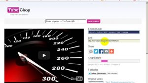 Вырезать часть видео с YouTube и поделиться ссылкой. Онлайн сервис TubeChop.