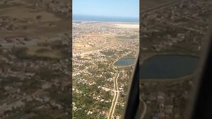 Посадка самолета в Махачкале