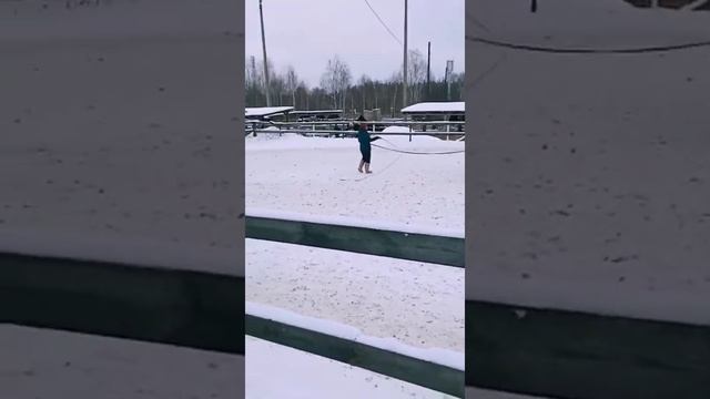 Моя первая тренировка?КСК Рязанский табунок смотреть онлайн